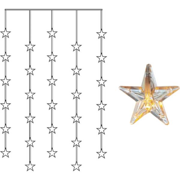 Dekorative Tischleuchte Star Curtain ABS - 90 x 120 x 90 cm
