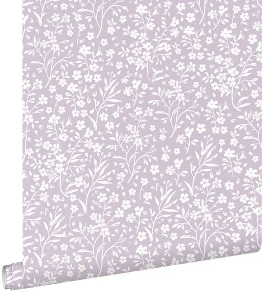 Tapete 139883 Violett - Fleece - 53 x 1005 x 53 cm