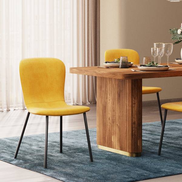 Tisch Grace Braun - Mango - 180 x 76 x 90 cm