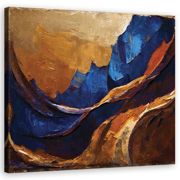 Wandbild abstraktion retro im 40 x 40 cm