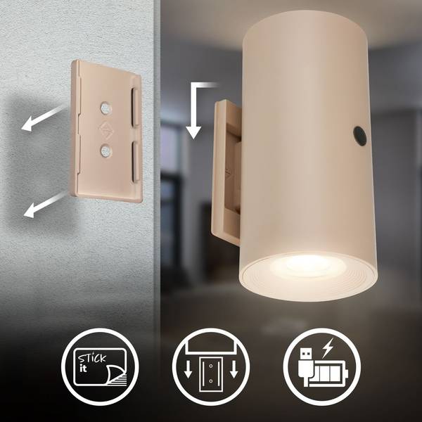 Akku Wandleuchte 3942011 Beige