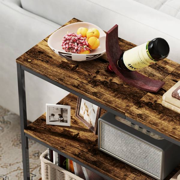 Konsolentisch 837-591V00RB Braun - Holzwerkstoff - 35 x 80 x 101 cm