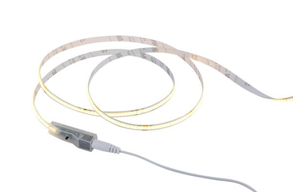 LED-Strip HOCH Weiß - Kunststoff - 1 x 1 x 1 cm