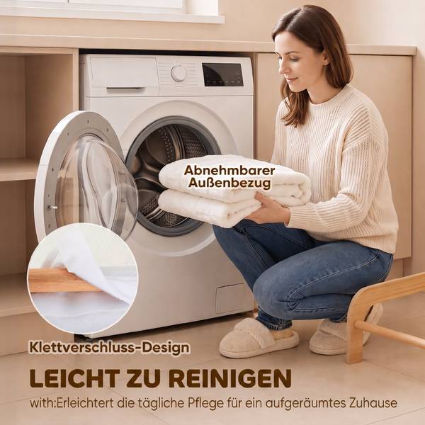 Haustierbett D04-315V00WT Weiß - Textil - 47 x 30 x 70 cm