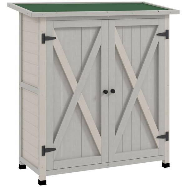 Geräteschuppen 845-324V01LG Grau
