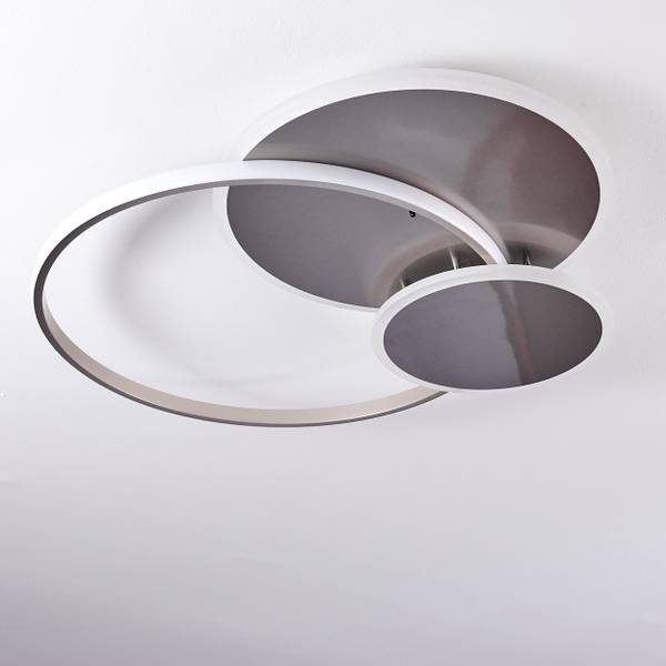 Deckenleuchte 300955 Weiß - Metall - 56 x 7 x 65 cm