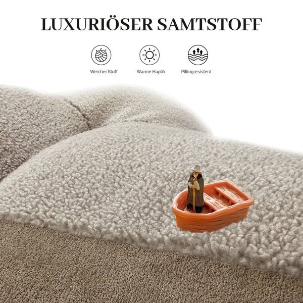 Coussin TMF Marron - Polyester - 24 x 65 x 70 cm