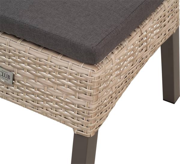 Zweisitzer-Sofa TREVISO Grau - Metall - 54 x 42 x 53 cm