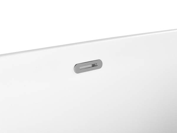 Freistehende Badewannen LONDRINA Weiß - Textil - 75 x 73 x 170 cm