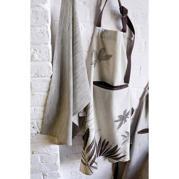 Geschirrtuch Moana Beige - Textil - 50 x 1 x 70 cm