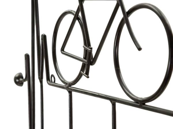 Porte-manteau Bicicletta Noir - Métal - 59 x 27 x 59 cm