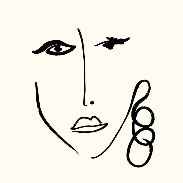 Leinwandbild Faces 3 30 x 30 cm