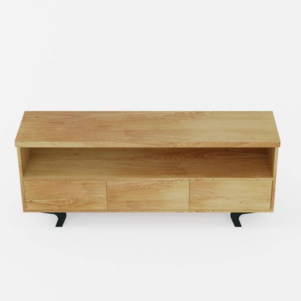 Modern TV-Schrank mit Schubladen VITA Braun - Eiche - 170 x 60 x 45 cm