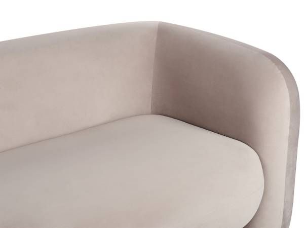 Sofa LEIREN 3-tlg Beige - Taupe - Textil