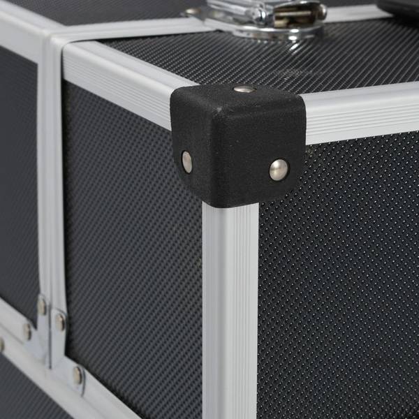 Werkzeugkoffer 91849 Schwarz - Aluminium - ABS - 22 x 34 x 38 cm