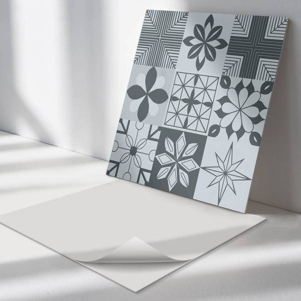 Fliesen Mosaik Geo Verbund 4er Set 50 x 50 cm