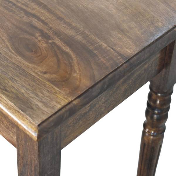 Bureau Arcadia bruin - mango - 80 x 80 x 45 cm