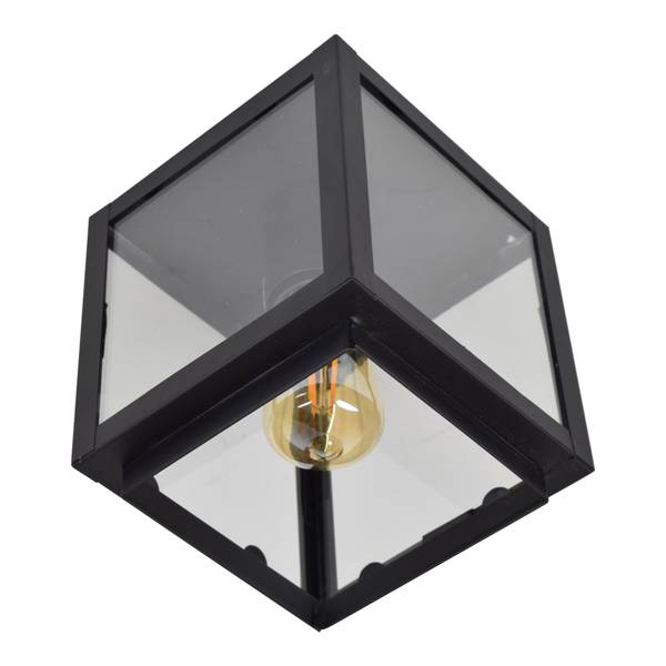 Deckenlampen Loft Schwarz - Glas - 14 x 18 x 14 cm