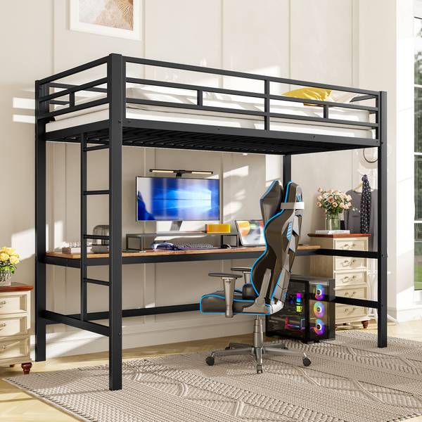 Hochbett EveMetalBuch Ⅰ Schwarz