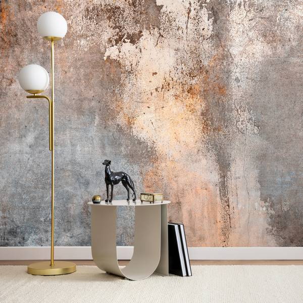 Fotobehang Abstractie Beton Koper 450 x 315 x 315 cm