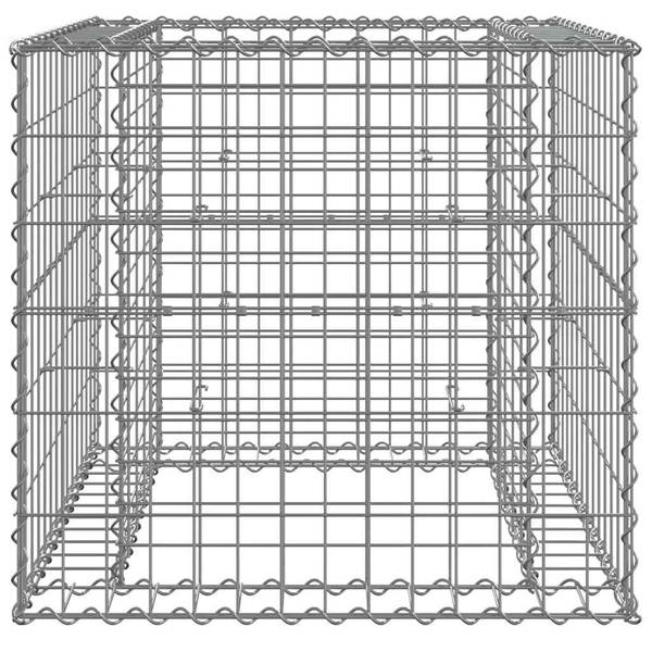 Gabionenkorb 364850 Silber - Metall - 70 x 65 x 70 cm