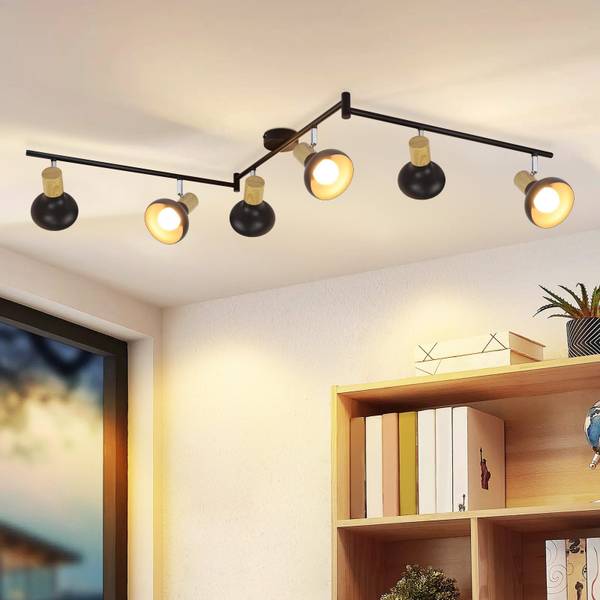 Plafondlamp Ferguson zwart