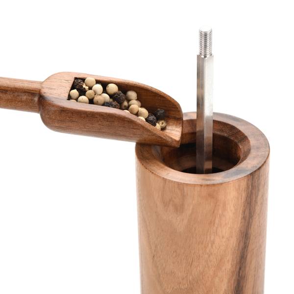 Gewürzmühlen-Set Buxtehude 3-tlg. Braun - Holzwerkstoff - 5 x 15 x 15 cm