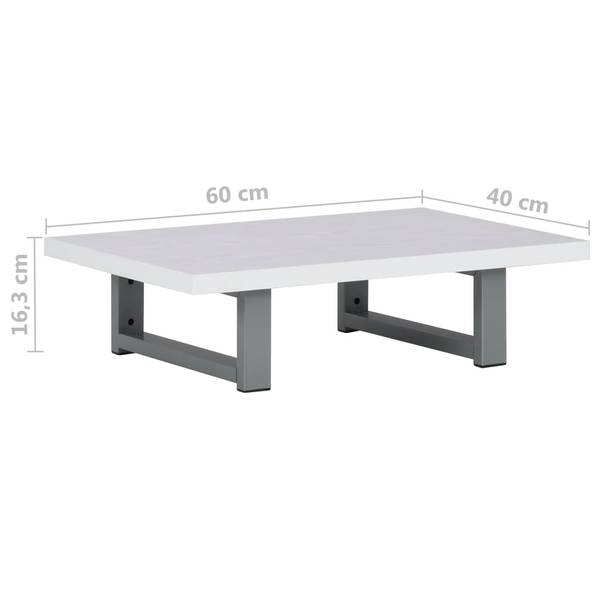 Badkamermeubel 299767-1 Set van 2 zwart - wit