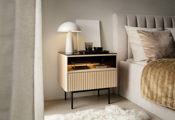 Nachttisch Sintra Braun - Holzwerkstoff - 39 x 57 x 39 cm