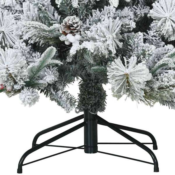 Sapin de Noël artificiel 42019308 Blanc - PVC - 90 x 180 x 90 cm