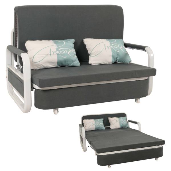 Slaapbank M83 antracietkleurig