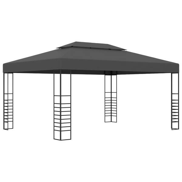 Gartenpavillon 3001572 Grau - Stahl - 300 x 270 x 300 cm