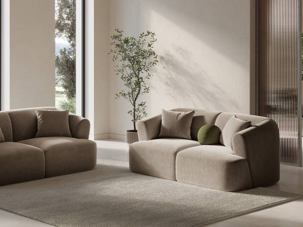 Modulares Sofa CAMPI Sandbraun