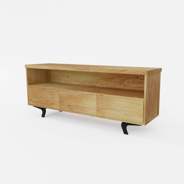 Modern TV-Schrank mit Schubladen VITA Braun - Eiche - 170 x 60 x 45 cm