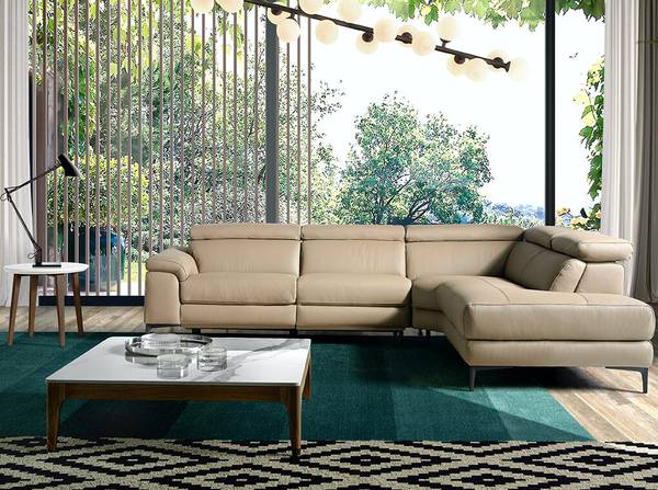 Couchtisch 2042 Braun - Weiß - Walnuss - Marmor - 100 x 30 x 100 cm