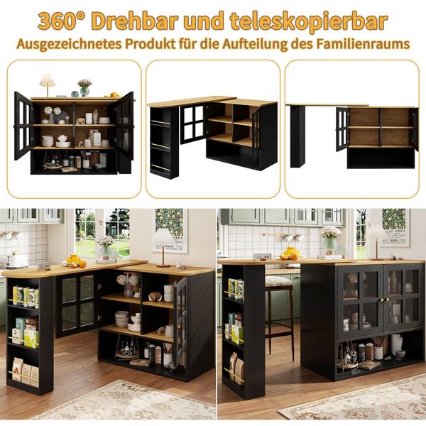 Drehbare Essbar Lelantos Ⅱ Schwarz