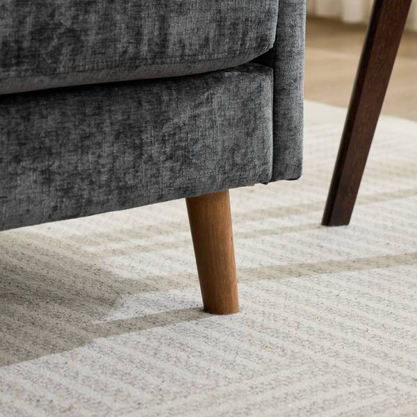 2-Sitzer-Sofa BenchBrown Schwarz