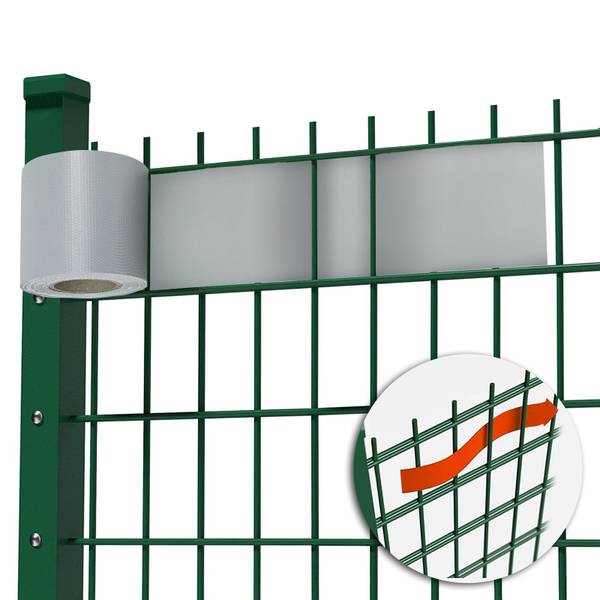 PVC Sichtschutzstreifen Elias Grau