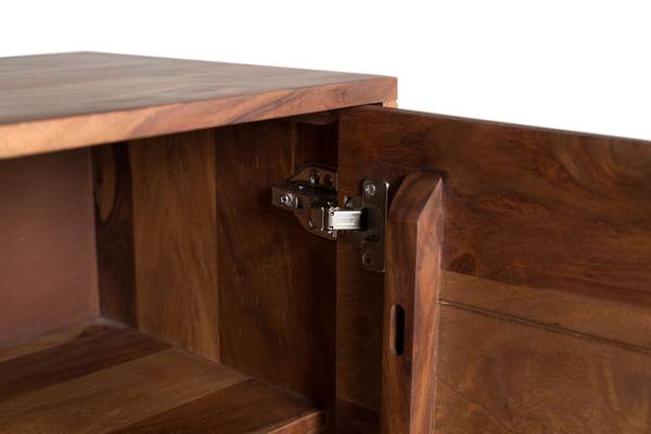 Sideboard 1595 Braun - Massivholz - 45 x 90 x 175 cm