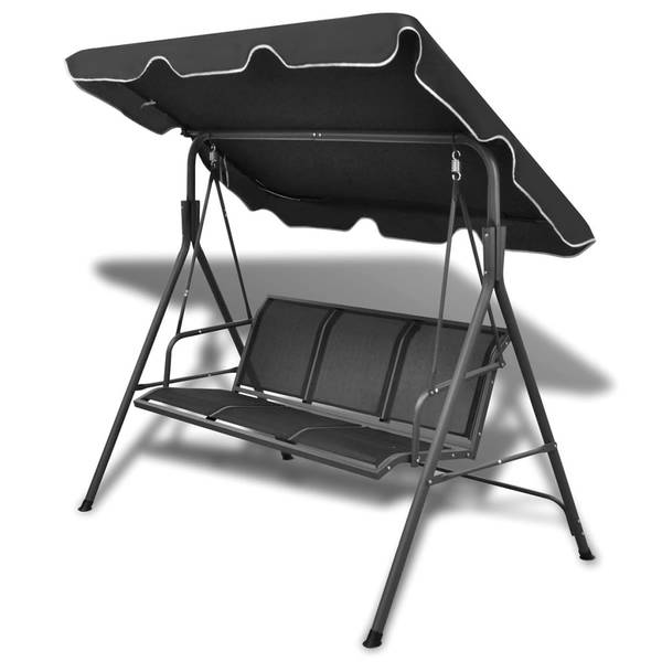 Balançoire de porche 3004867 Noir
