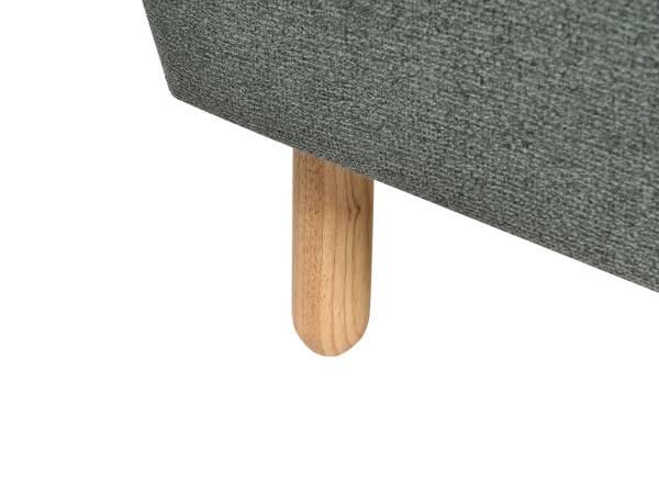 Chaiselongue ALSTEN Braun - Grün - Textil - 75 x 80 x 161 cm