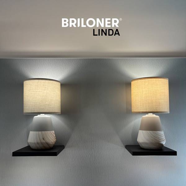 Tischlampen Linda 7701011 Beige