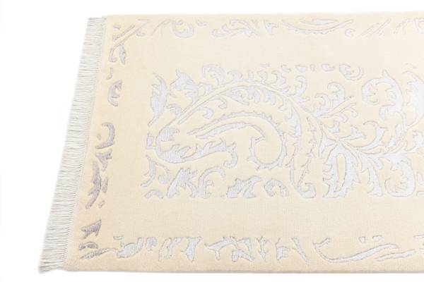 Tapis de passage Darya CCCXXXIX Beige - Laine - 81 x 1 x 307 cm