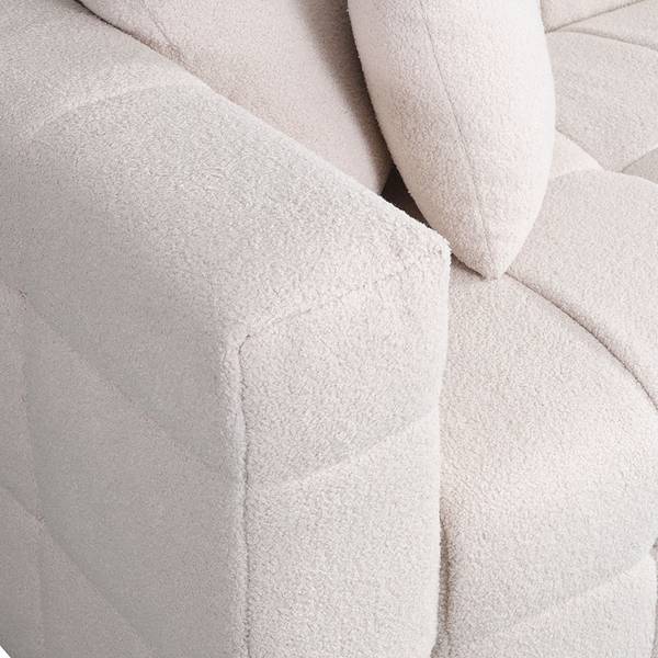 Sessel COMO Beige - Textil - 132 x 68 x 92 cm
