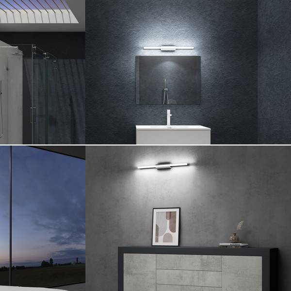 Wandleuchte Spiegelstrahl Flammenanzahl: 70