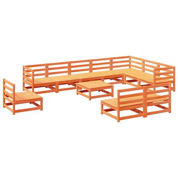Garten-Lounge-Set 3042328 (11-teilig) Rehbraun