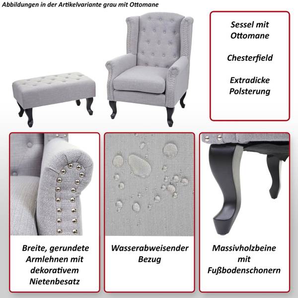 Fauteuil relax Oxford Largeur : 75 cm