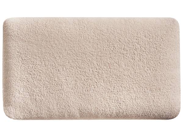 Canapé d'angle côté droit MESNALI Beige - Noir - 268 x 268 cm