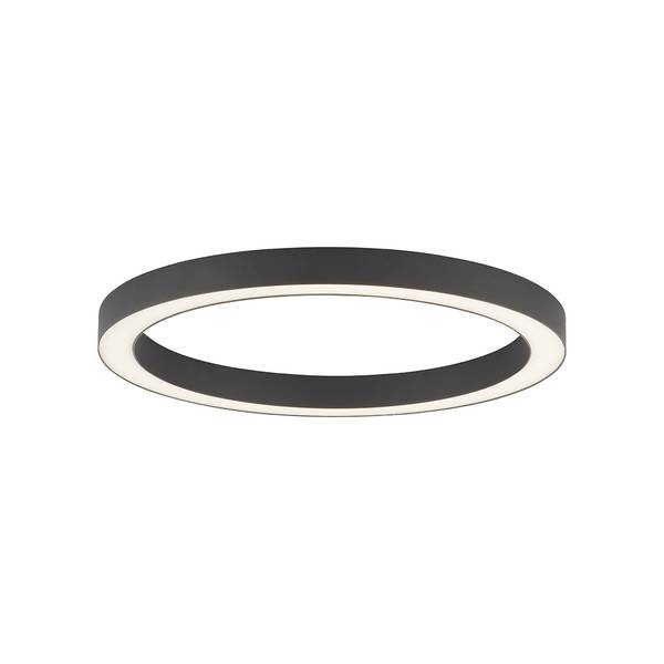 LED Deckenlampe PURE Lines Round Anthrazit - 50 x 50 cm