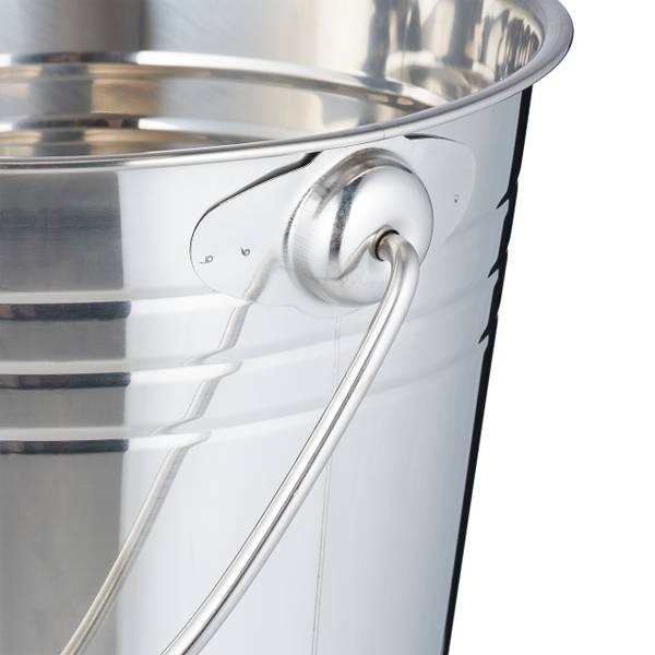 Sektkühler Edelstahl Silber - Metall - 20 x 16 x 18 cm